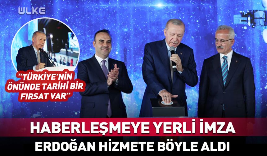 Türkiye'nin ilk yerli haberleşme uydusu: Türksat 6A hizmete alındı