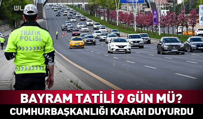 Kurban Bayramı tatili kaç gün olacak? Cumhurbaşkanlığı duyurdu