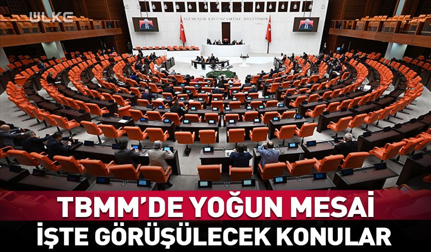 TBMM’de yoğun mesai! HSK ve RTÜK'e üye seçimi yapılacak