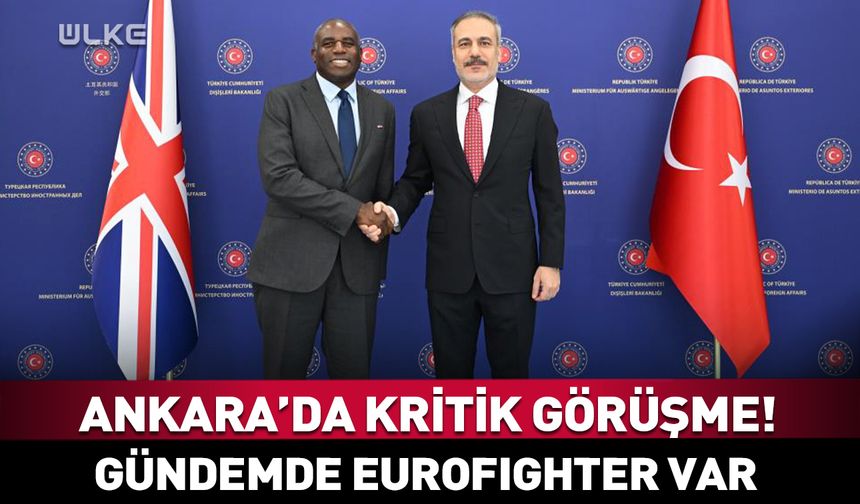 Hakan Fidan İngiliz mevkidaşı ile görüştü!