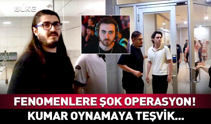 Fenomenlere şok operasyon! Kumar oynamaya teşvik...