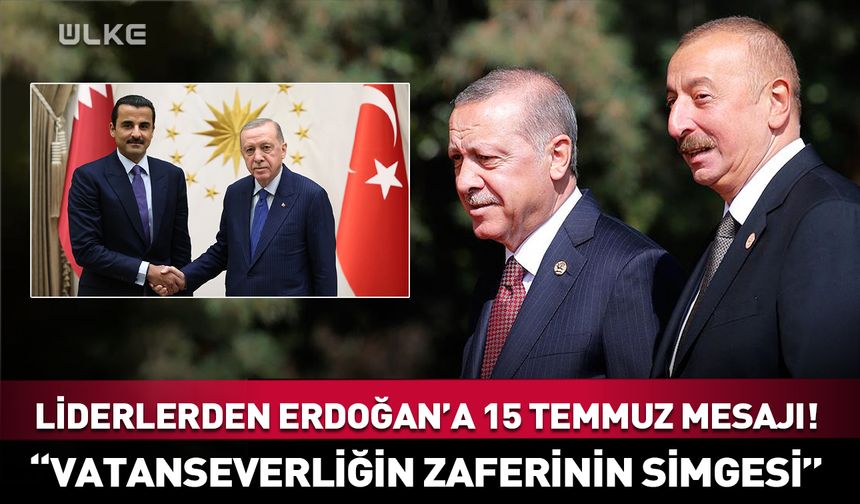 Kardeş ülkeden Erdoğan’a 15 Temmuz mesajı!