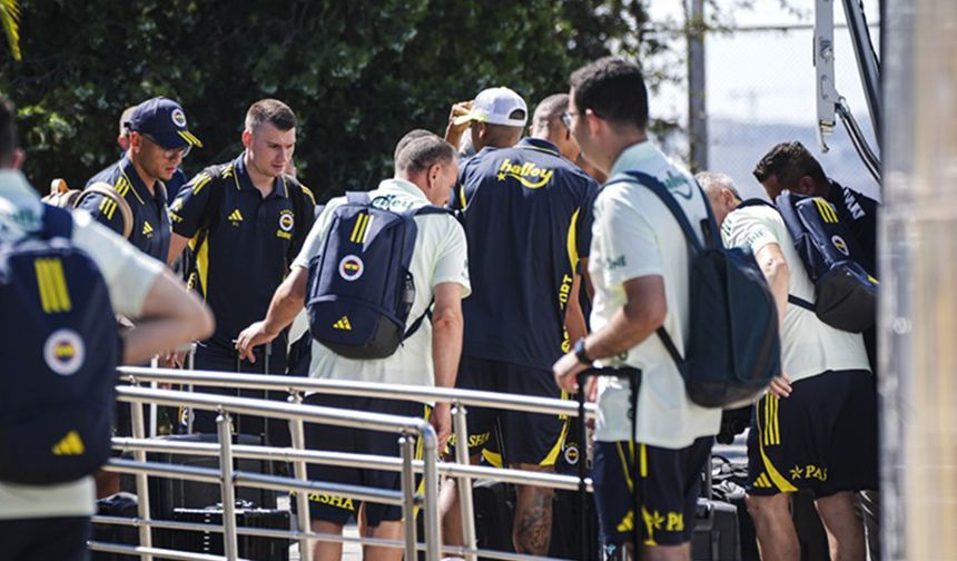 Fenerbahçe takımı Portekiz'e gitti
