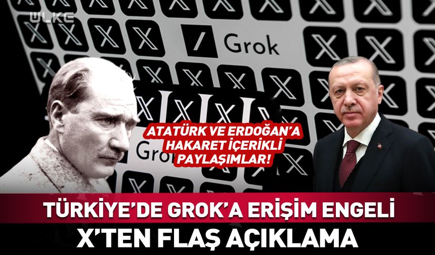 Türkiye’de Grok'a erişim engeli getirildi! X'ten flaş açıklama