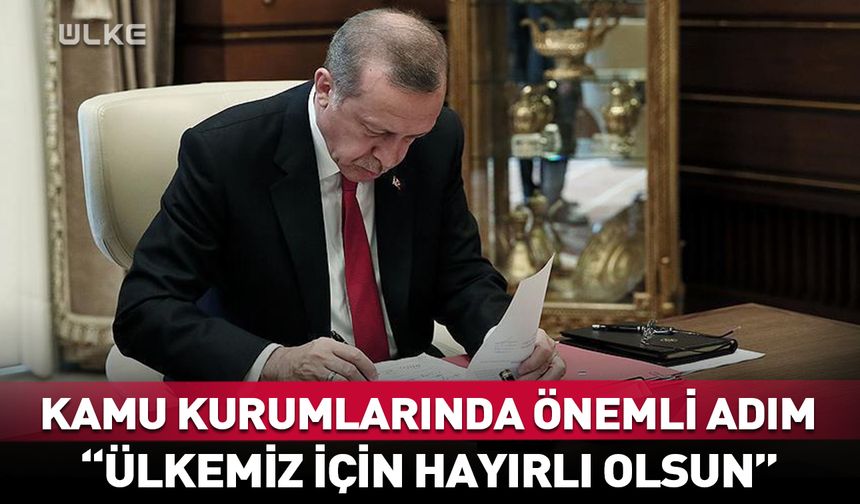 Cumhurbaşkanlığından kamu kurum ve kuruluşlarına flaş talimat