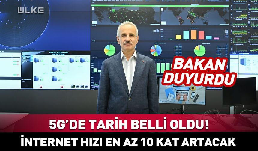 5G'de tarih belli oldu! İnternet hızı en az 10 kat artacak