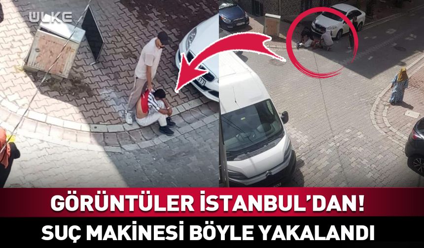 "Bu adam hırsız polisi arayın" Görüntüler İstanbul'dan!