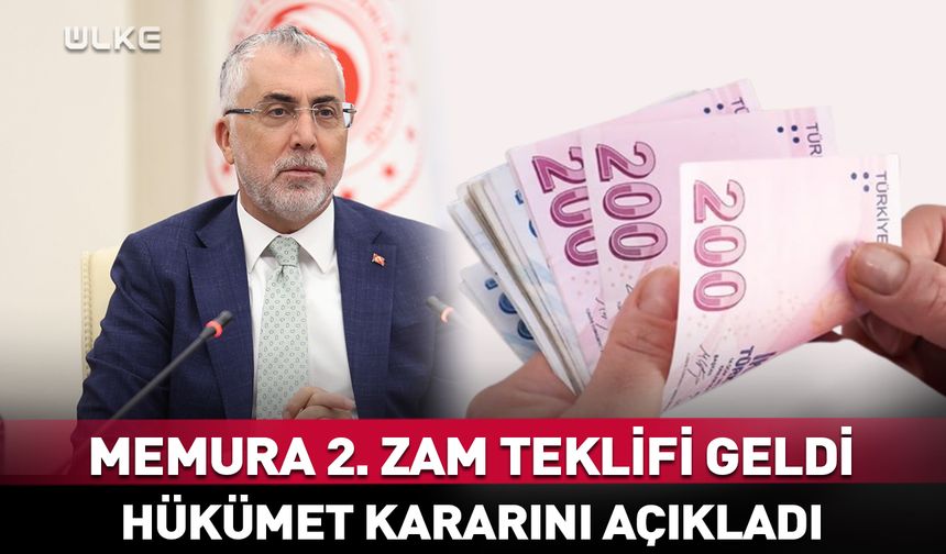 Memur taban aylığına ek zam önerisi! İşte açıklanan rakam...