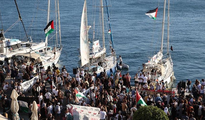 "150 ülke destekli dev filo Gazze için yola çıkıyor"