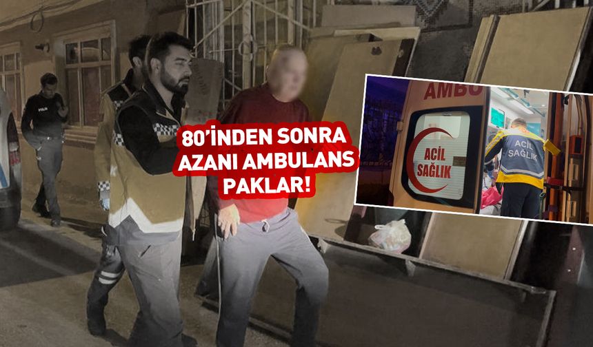 Bursa'da 80'lik 3 yaşlının alkol merakı hastanede son buldu