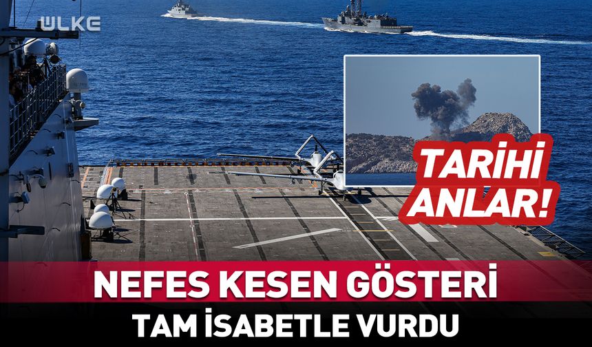 Mavi Vatan'da nefes kesen gövde gösterisi! Tam isabetle vurdu