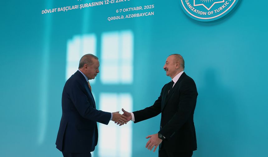 Aliyev Cumhurbaşkanı Erdoğan'ı böyle karşıladı