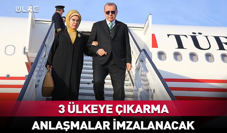 Cumhurbaşkanı Erdoğan'dan 3 ülkeye çıkarma