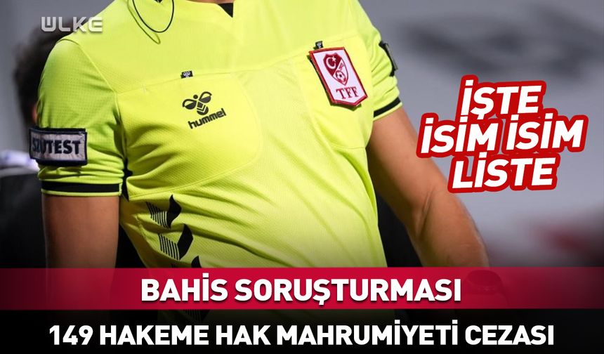 PFDK'dan 149 hakeme hak mahrumiyeti cezası!