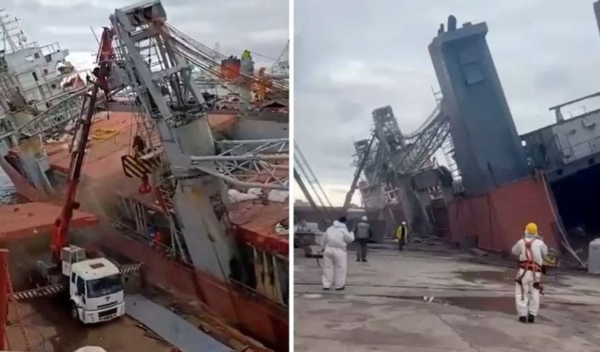 Tuzla’da gemi faciası! 1 işçi can verdi