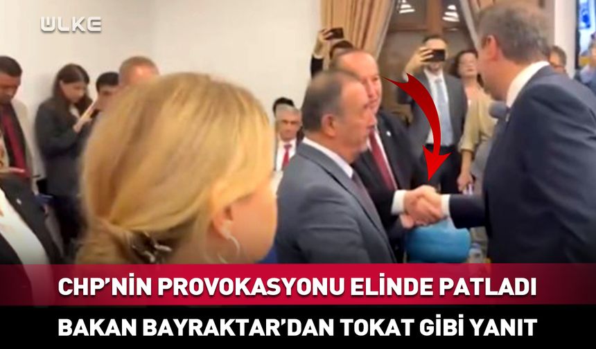 Bakan Bayraktar’dan CHP’li Cevdet Akay’a tokat gibi yanıt