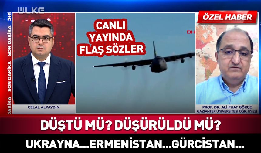 Uçak düştü mü düşürüldü mü?