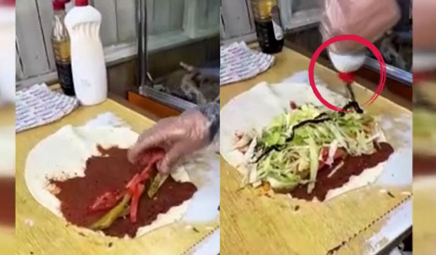 Deterjan kabındaki çiğ köfte sosuna ibretlik ceza!