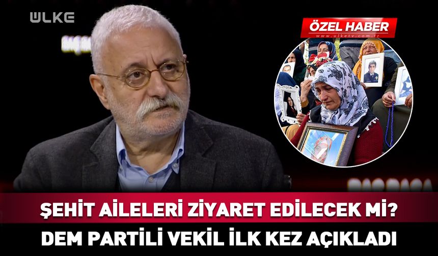 "Şehit ailelerini ziyaret etmeyi düşünüyor musunuz?" sorusuna DEM Parti'den yanıt