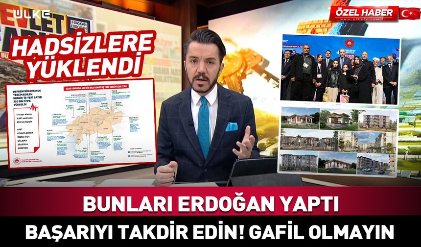 "Erdoğan yaptı! Başarıyı takdir edin ve gafil olmayın"