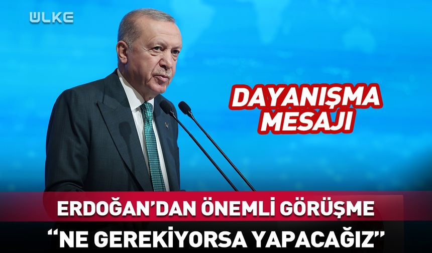 Cumhurbaşkanı Erdoğan Dibeybe ile görüştü