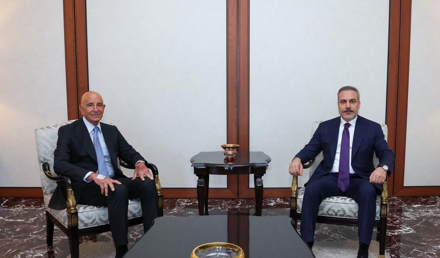 Bakan Fidan ABD Büyükelçisi Barrack'ı kabul etti