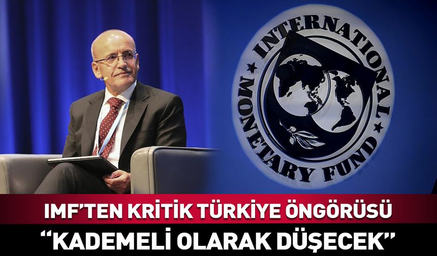 IMF'ten Türkiye için kritik öngörü