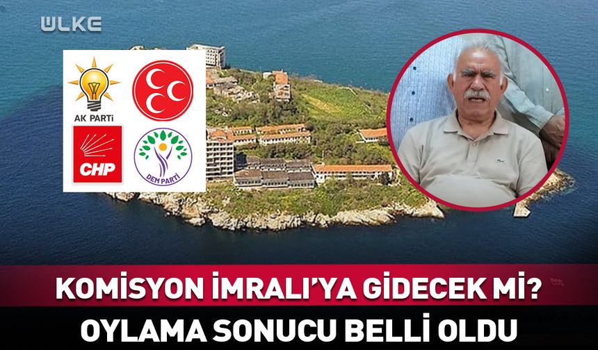 Komisyon İmralı’ya gidecek mi? Oylama sonucu belli oldu