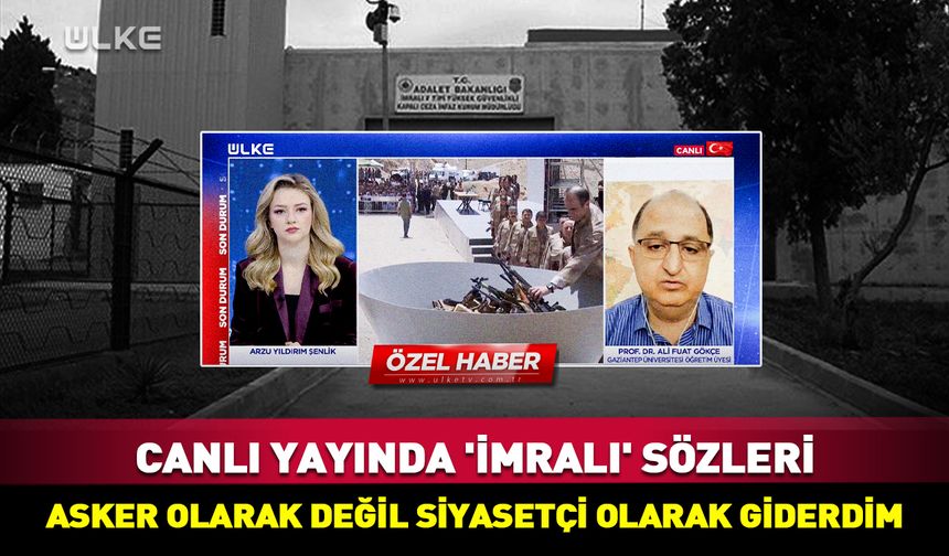 Emekli askerden canlı yayında 'İmralı' sözleri: Asker olarak değil siyasetçi olarak giderdim