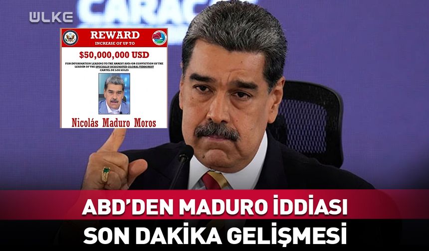 ABD'den Maduro iddiası