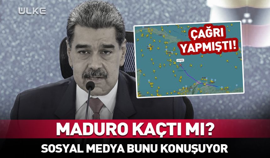 "Maduro kaçtı" sosyal medya bunu konuşuyor