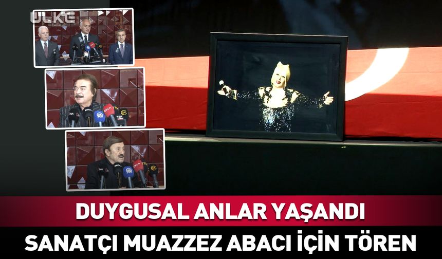 Usta sanatçı Muazzez Abacı için AKM'de tören