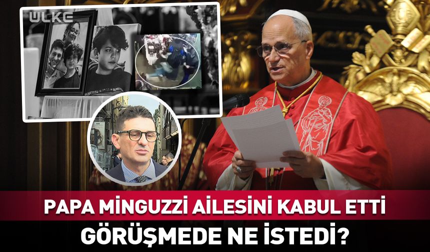 Papa Leo Minguzzi'nin babası ile görüştü