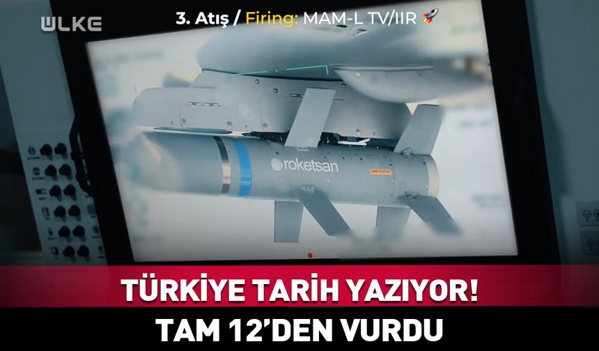 Bayraktar TB3 Roketsan füzesi ile vurdu