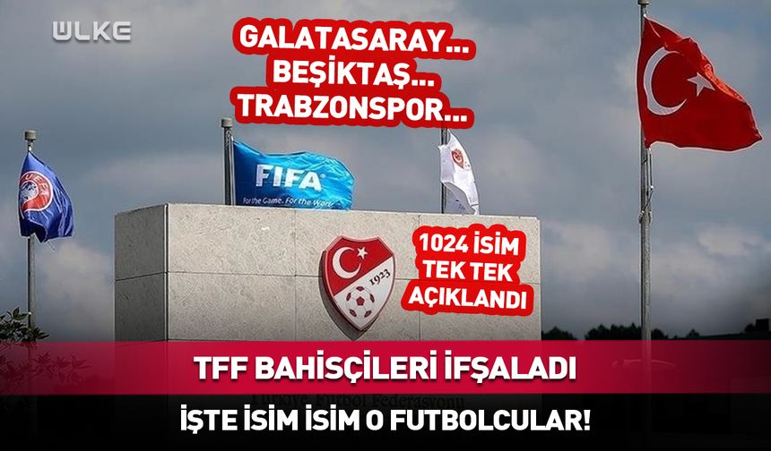 Bahis oynayan futbolcular belli oldu!