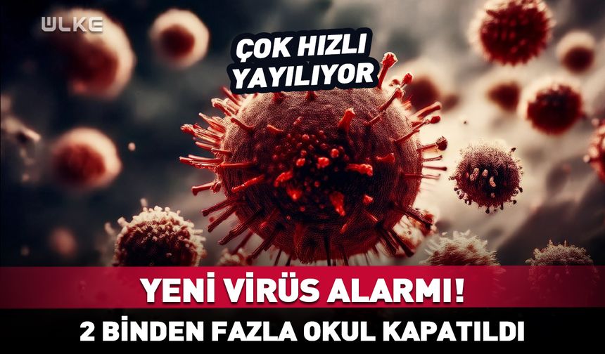 Yeni virüs alarmı! Çok hızlı yayılıyor: 2 binden fazla okul kapatıldı