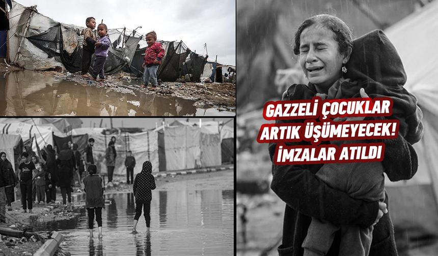 Gazzeli çocuklar için harekete geçildi! Anlaşma tamam