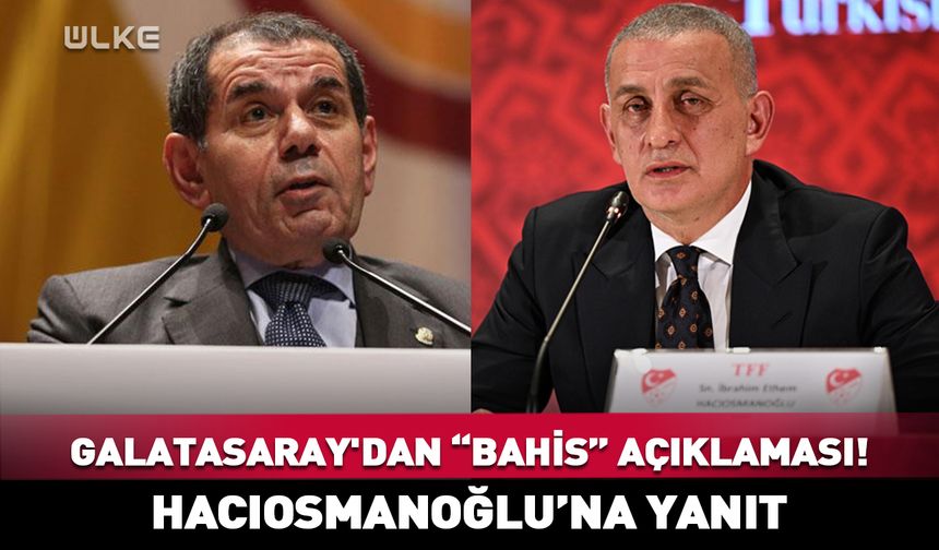 Galatasaray'dan "bahis" açıklaması!