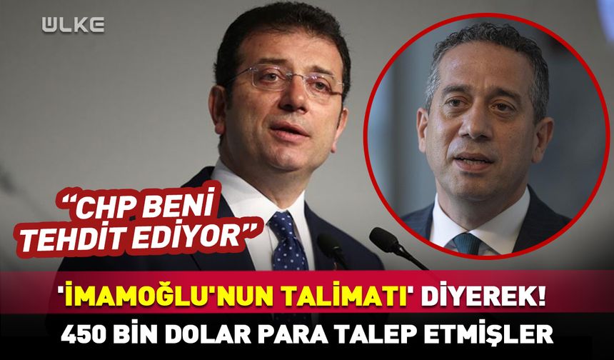 'İmamoğlu'nun talimatı' diyerek para istemişler!