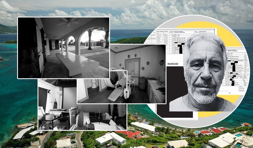 Epstein'in sapkın adasından yeni görüntüler! İlk kez ortaya çıktı