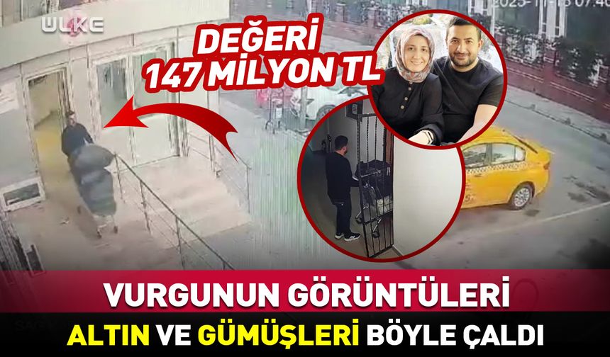 Adliyede hırsızlık: Zanlının altın-gümüşleri götürdüğü anlar…