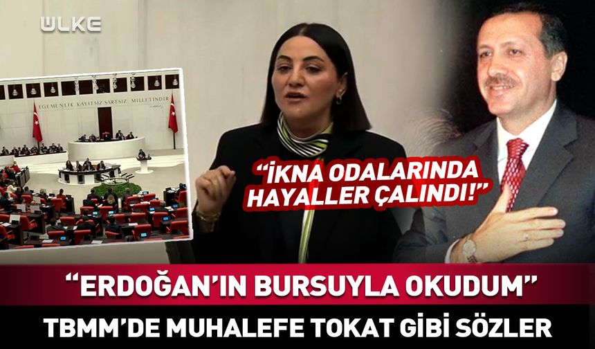 "Erdoğan'ın bursuyla okudum" dedi! Muhalefete yüklendi