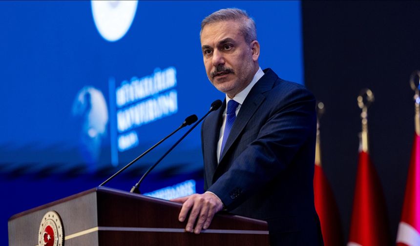 Dışişleri Bakanı Hakan Fidan'dan önemli kabul