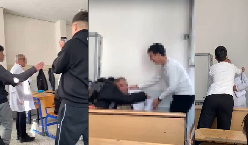 Okulda infial yaratan görüntüler