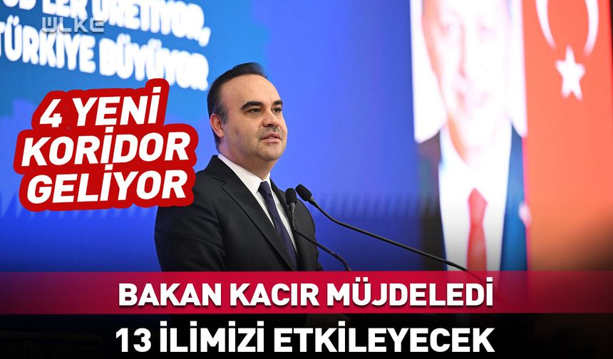 4 yeni sanayi koridoru inşa edilecek