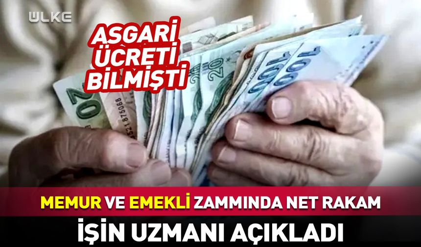 Emekli ve memur zammı ne kadar olacak? İşin uzmanı net rakam verdi
