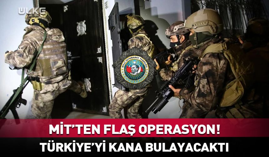 MİT eylem hazırlığındaki teröristi yakaladı