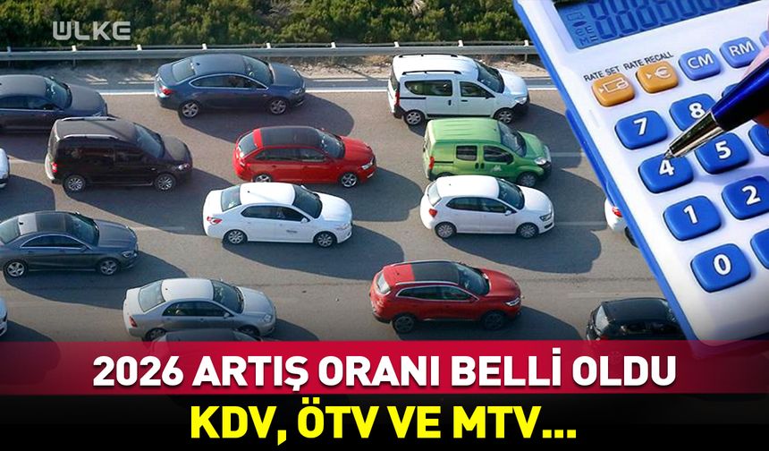 2026 vergi ve harç artış oranı belli oldu