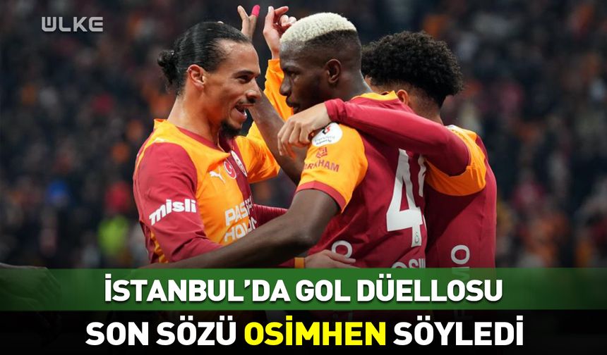 Galatasaray 3-2 Samsunspor maç sonucu (ÖZET)