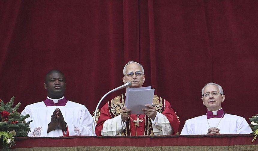Papa XIV. Leo'dan Vatikan'daki ilk Noel ayininde "Gazze" sözleri...